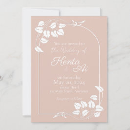 Invitaciones a bodas de Moda natural