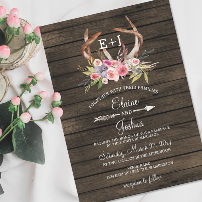 Invitaciones a bodas de Moda por países de Antlers (Subido por el creador)