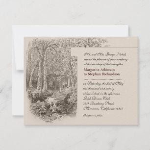 invitaciones a bodas de naturaleza y bosque