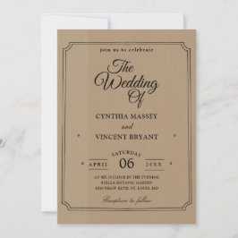 invitaciones a bodas de países occidentales