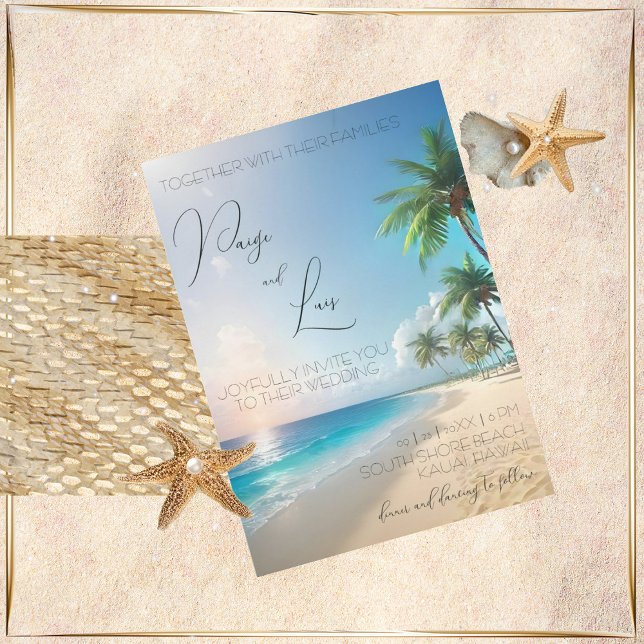Invitaciones a bodas de playa (Subido por el creador)