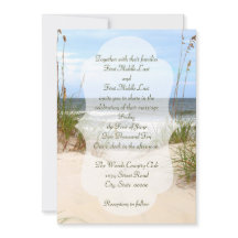Invitaciones a bodas de playa