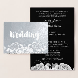 Invitaciones a bodas de Rosa de tipografía de Reli