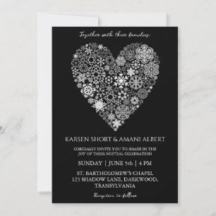 invitaciones a bodas en el invierno de nieve wonde