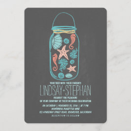 Invitaciones a bodas en la playa de jarros de mari