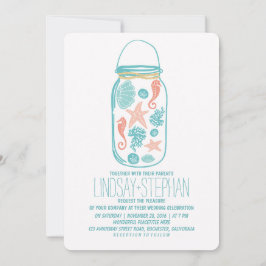 Invitaciones a bodas en la playa de jarros de mari