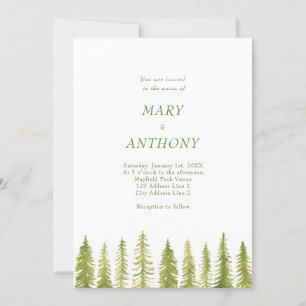 Invitaciones a bodas forestales