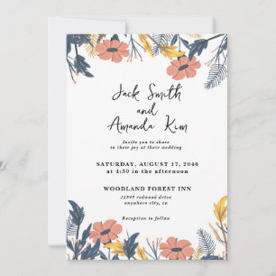 Invitaciones a bodas por temas de país rústico