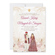 invitaciones a bodas punjabi y tarjetas de Anand K