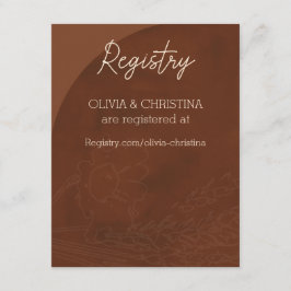 Invitaciones a bodas rusticas, tarjeta de registro