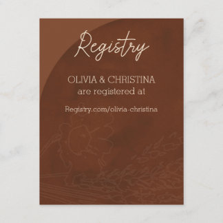 Invitaciones a bodas rusticas, tarjeta de registro