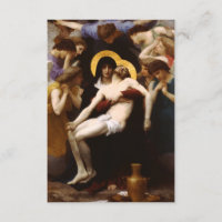 Invitaciones a Bouguereau Pieta