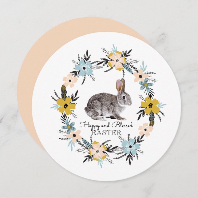 Invitaciones a Brunch de Pascua Personalizado Cone (Anverso / Reverso)