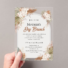 Invitaciones a Brunch del Día de la Madre de una f