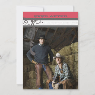 Invitaciones a casamiento con candelabros de color