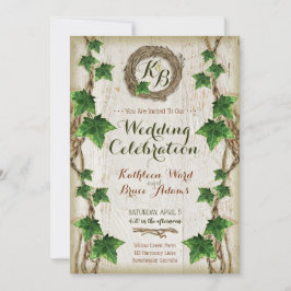 Invitaciones a casamiento con marfil y marfil - Co