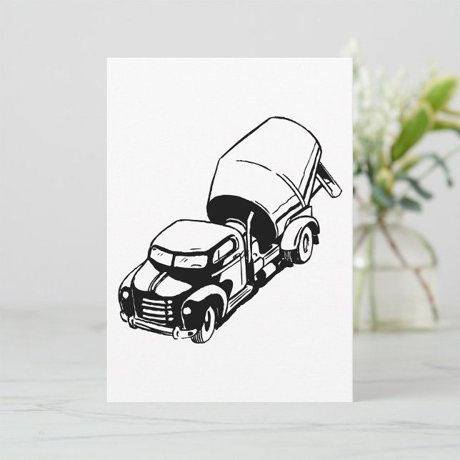 Invitaciones a Cement Truck (Subido por el creador)