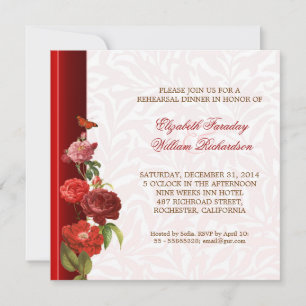 invitaciones a cenas de ensayo elegantes