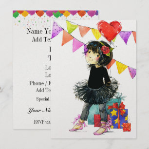Invitaciones a Chicas de corte