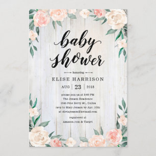 Invitaciones a Chicas para una ducha de bebé rusa