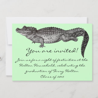 Invitaciones a cocodrilos de época