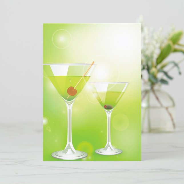 Invitaciones a cócteles Martini (Subido por el creador)