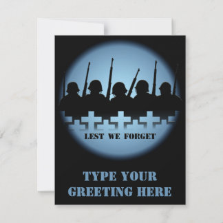 Invitaciones a conmemoración de guerra para que no