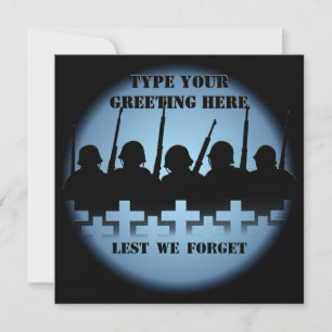 Invitaciones a conmemoración de guerra para que no