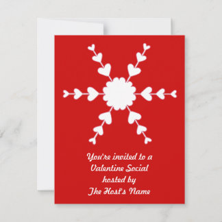 Invitaciones a Copas de Nieve en el Corazón de San