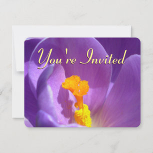 Invitaciones a crocus de Semana Santa Personalizan