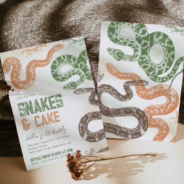 Invitaciones a cumpleaños de serpiente
