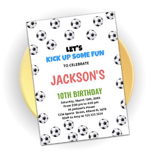 Invitaciones a cumpleaños de White Black Balls Soc
