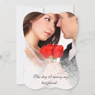 Invitaciones a damasco de época del Boda fotográfi