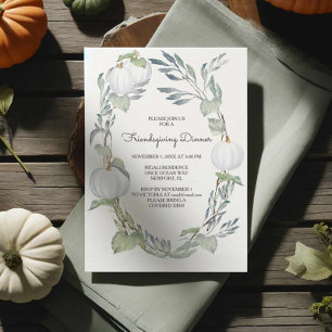 Invitaciones a dar amistad a la calabaza blanca