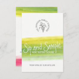 Invitaciones a degustaciones de vinos para sorpres