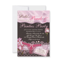 Invitaciones a ducha de lencería