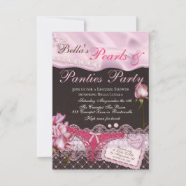 Invitaciones a ducha de lencería