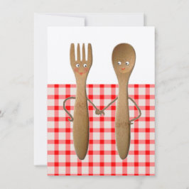 Invitaciones a ducha de novia en la cocina