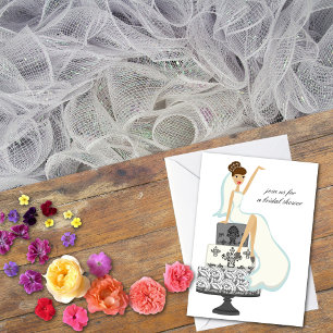 Invitaciones a ducha de novias {Brunette Bride}