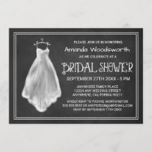 Invitaciones a ducha de novias de Boda de Chalkboa