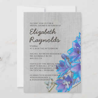 Invitaciones a ducha de novias de Larkspur Viejo