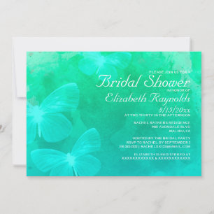 Invitaciones a ducha de novias para mariposas mode