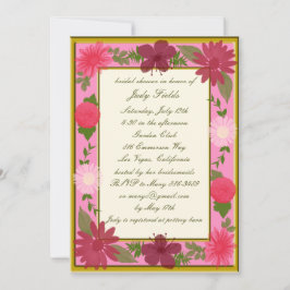 Invitaciones a ducha de novias Personalizado de fl