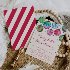 Invitaciones a duchas de novias para navidades