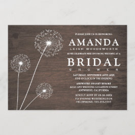 Invitaciones a duchas nupciales de Dandelion Barn 