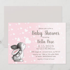 Invitaciones a duchas para bebés confitadas de cor