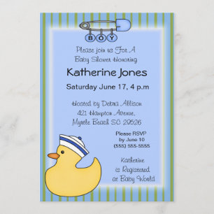 Invitaciones a duquesa de goma