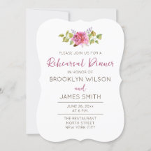 Invitaciones a ensayos de Bodas tropicales con flo