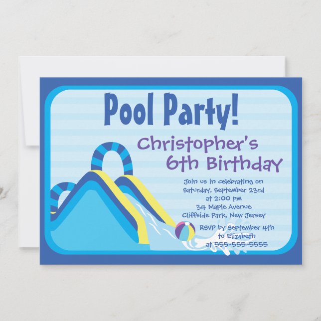Invitaciones a fiesta de cumpleaños de Fiesta de g (Anverso)