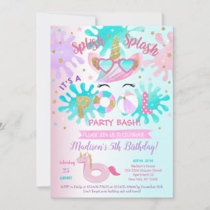 Invitaciones a fiesta de cumpleaños de Fiesta de p